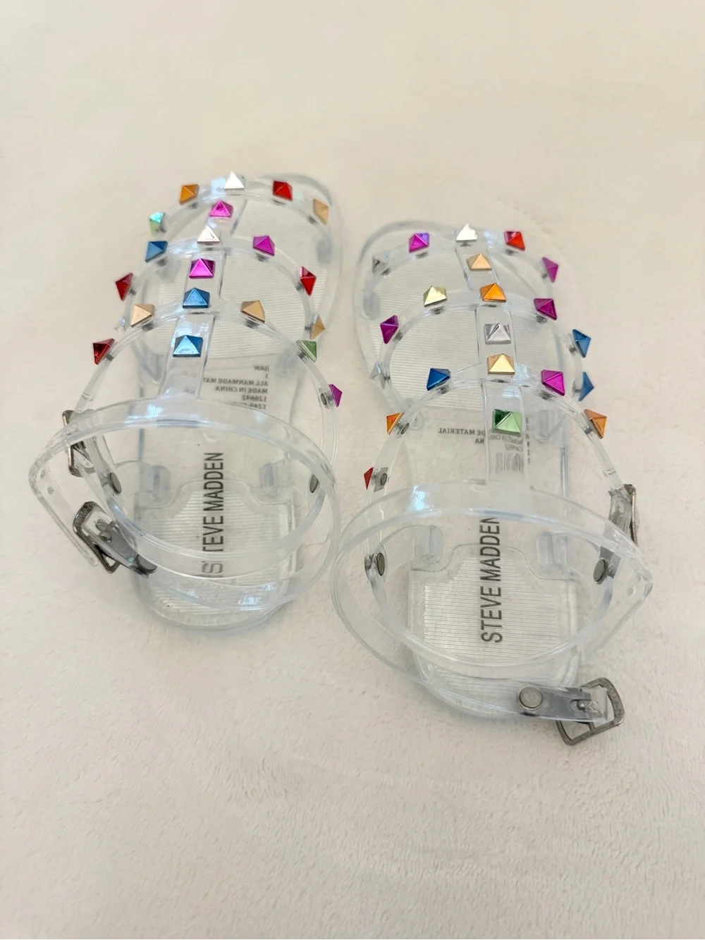 Steve Madden transparent jelly